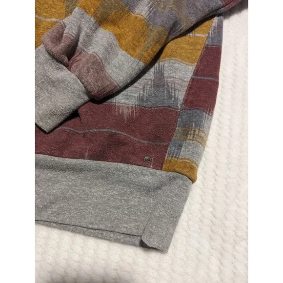 Prana Tribal Boho Pattern Sweatshirt Yoga Stretching Exercise Clothing - Picture 4 of 5